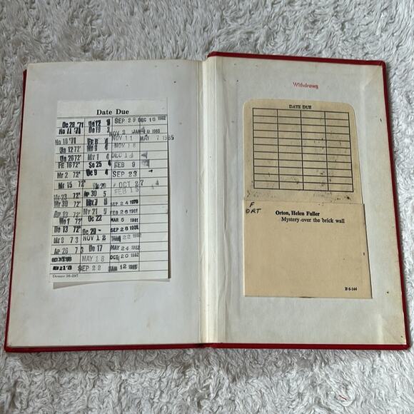 Vintage Mystery Over the Brick Wall - Helen Fuller Orton 1951 12th Printing GOOD - Picture 6 of 8